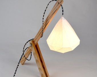 Guto - Geometric DIY lampshade 25 cm instant download papercraft model kit
