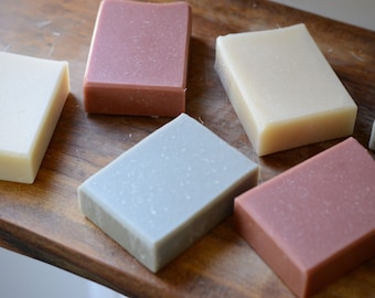 Bare Naked Soap - Fragrance Free - Homemade Soap - Palm Free Soap - Plain Soap -All Natural Soap - Vegan Soap -Sensitive Skin -Handmade Soap