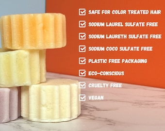 Après-shampoing solide végétalien pour tous les types de cheveux - Zéro déchet - Respectueux de l'environnement sans plastique - Beurre de cacao - Huile d'argan - Huile de jojoba