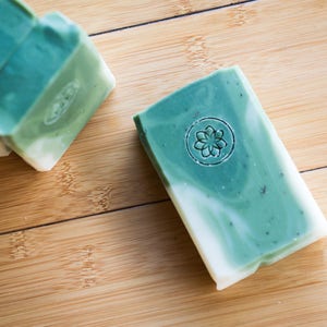 Forest Green Father's Day Gift Pine Tree Handmade Soap Manly Soap Vegan Soap All Natural Skincare Homemade Soap Self Care image 9