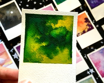 Green Galaxy - Original Painting