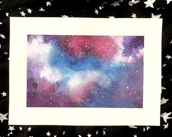 Purple Galaxy Original Painting