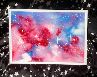 Art Print Pink Nebula