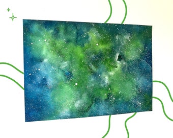 Original Green Space Painting