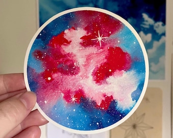 Vinyl Galaxy Sticker