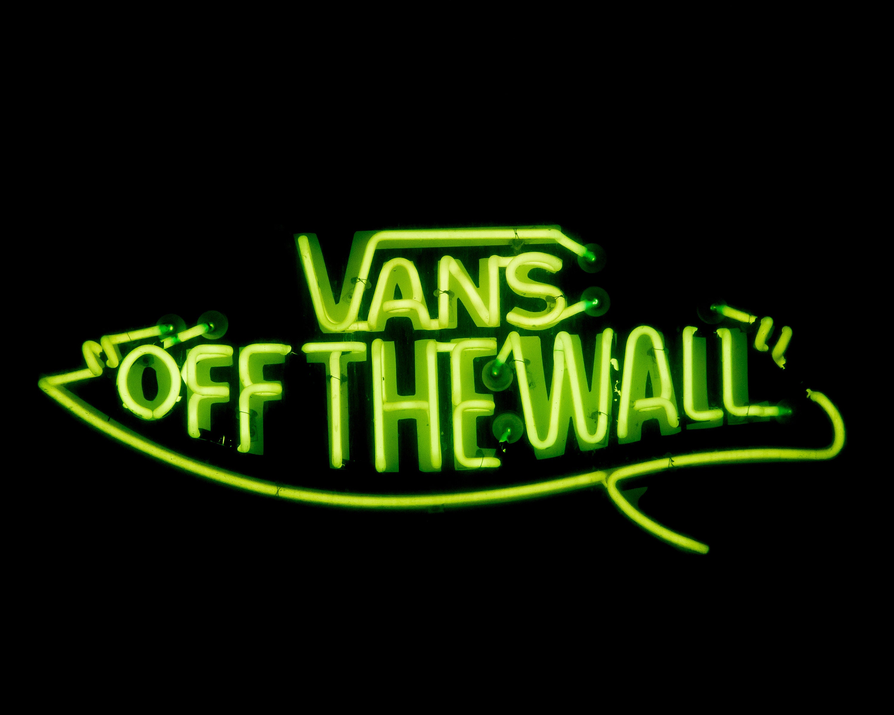 vans neon light