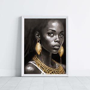 Black Girl Magic, Black Art Prints for Wall Decor, African American Digital Prints, Afrocentric Home Decor, Melanin Wall Art, Black Women