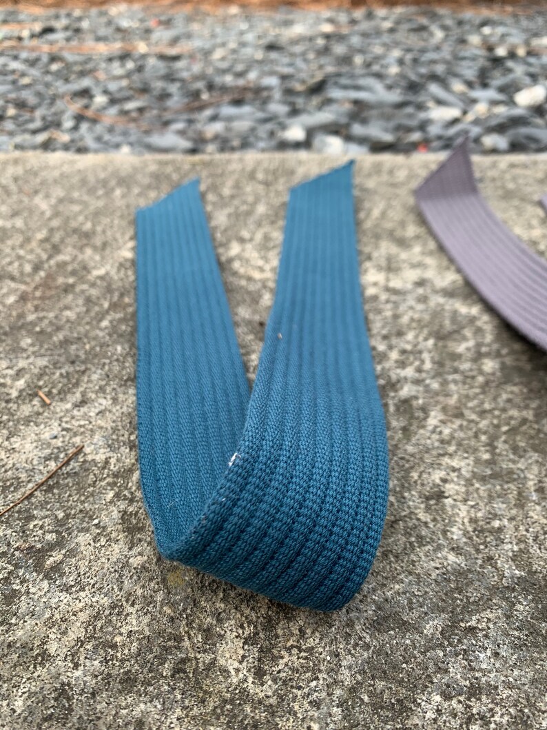 Deep teal jewel toned Cotton Webbing Strapping for Handbags 1.5 inch 38mm