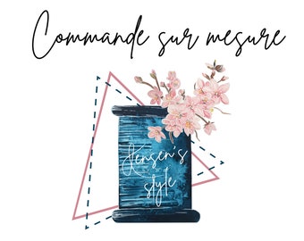 Commande sur mesure pour Marie-Christine Bourbeau