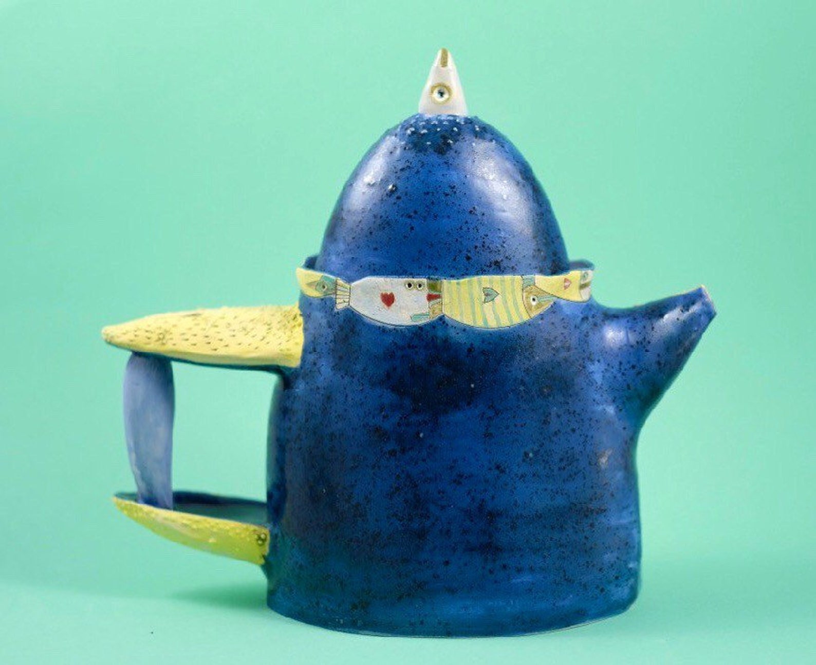 Ceramic Teapot Handmade Teapot Pottery Clay Teapot Etsy