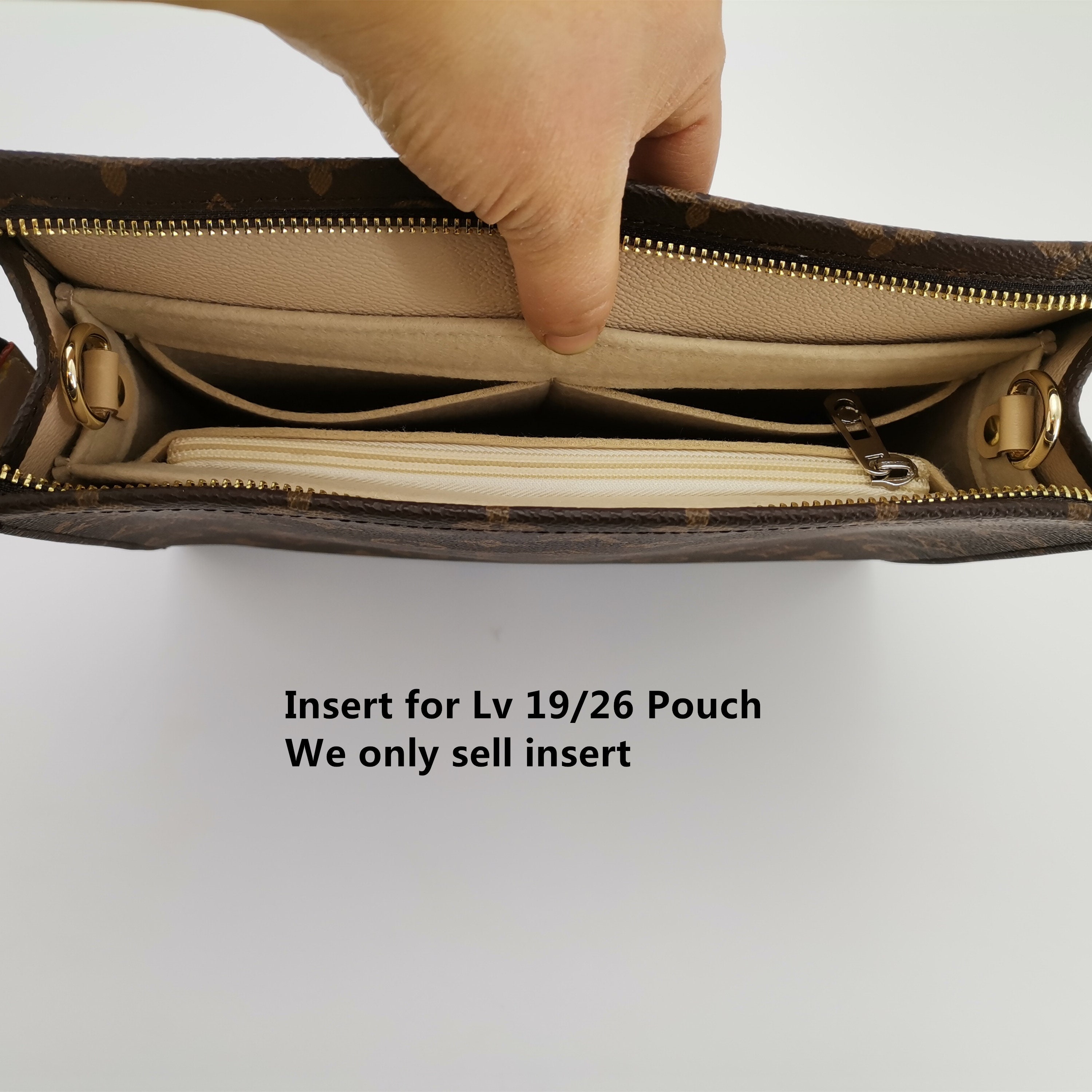 toiletry pouch 26 insert
