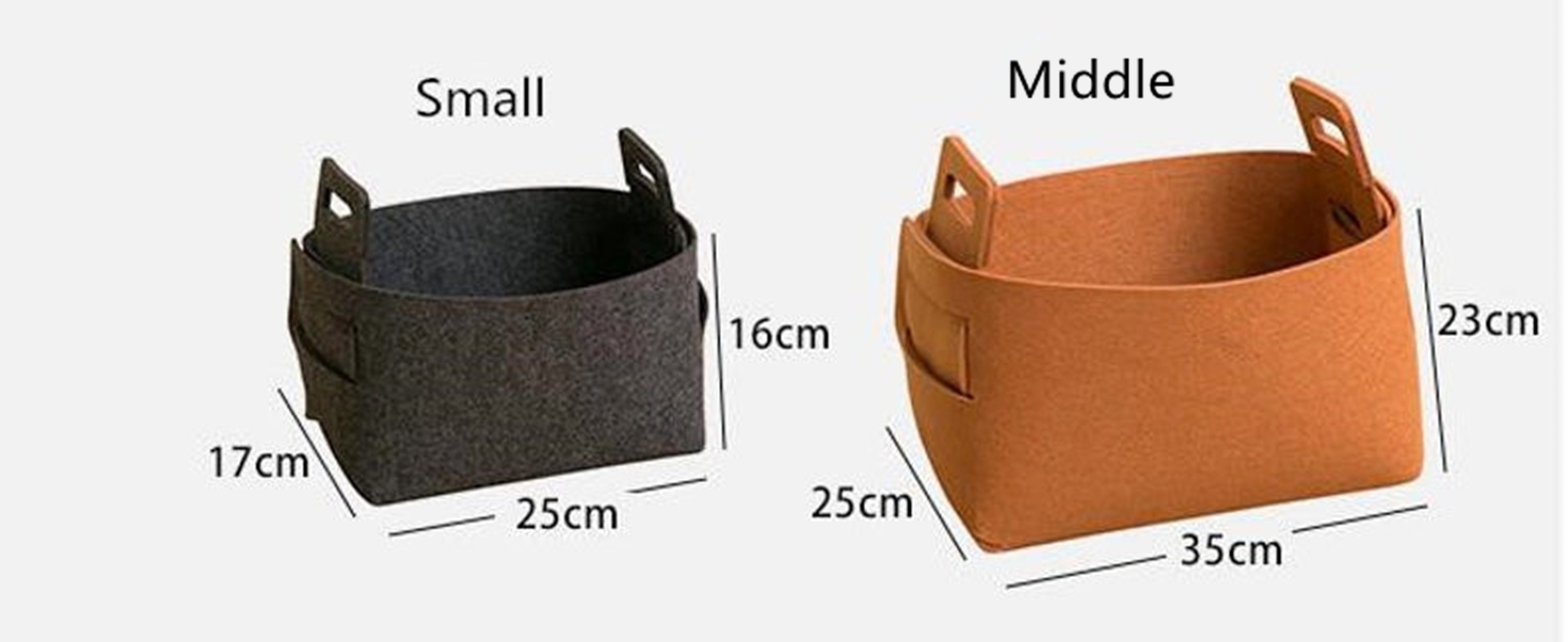 Free Shipping Customizable Felt Storage Basket for Laundry Etsy