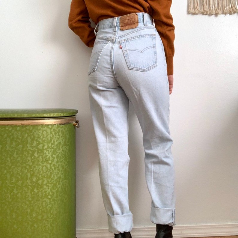 levi's 501 high waisted jeans