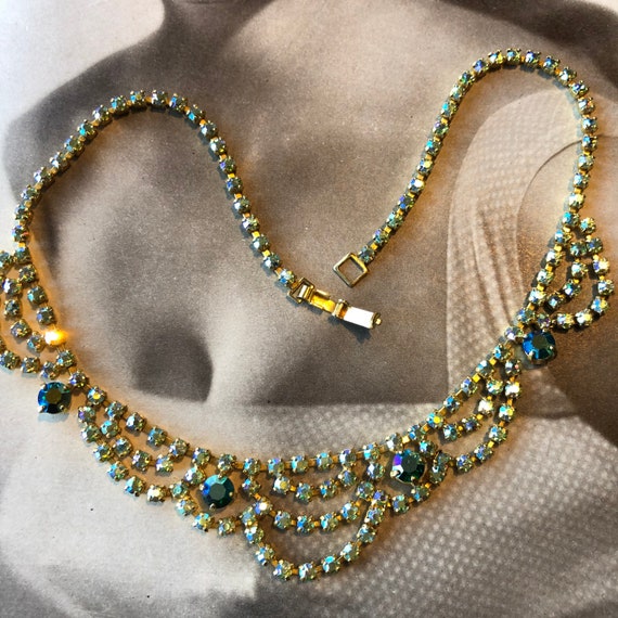Old crystal best sale necklace