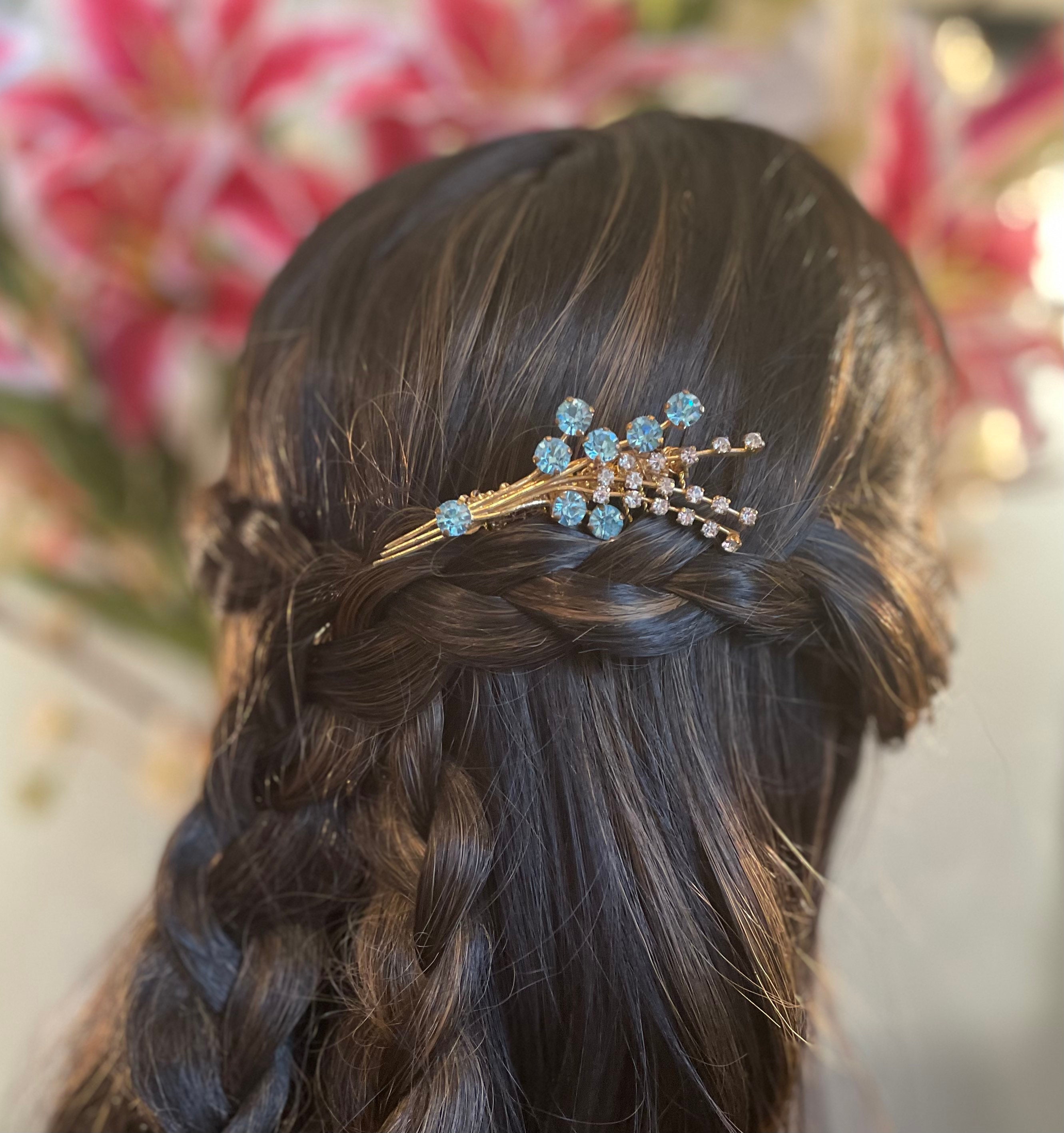 Diamante Hair Piece - Etsy UK Diamante Hair Piece - Etsy UK