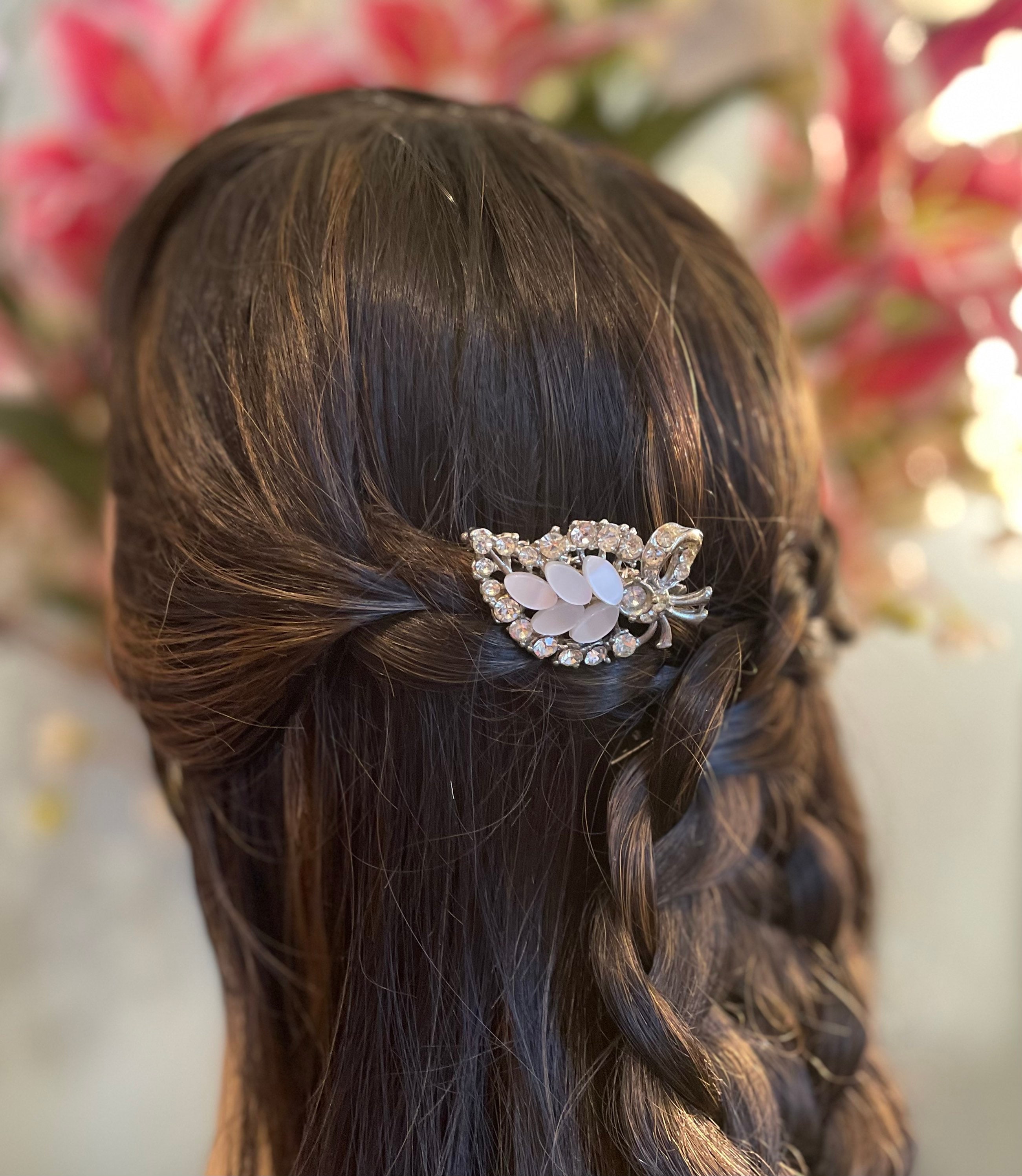 Weddings Accessories Hair Accessories Decorative Combs Celestial Star Pearl Diamanté Hair Comb 