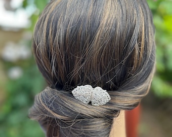 Vintage Art Deco Marcasite Hair Comb: Upcycled Bridal Headpiece