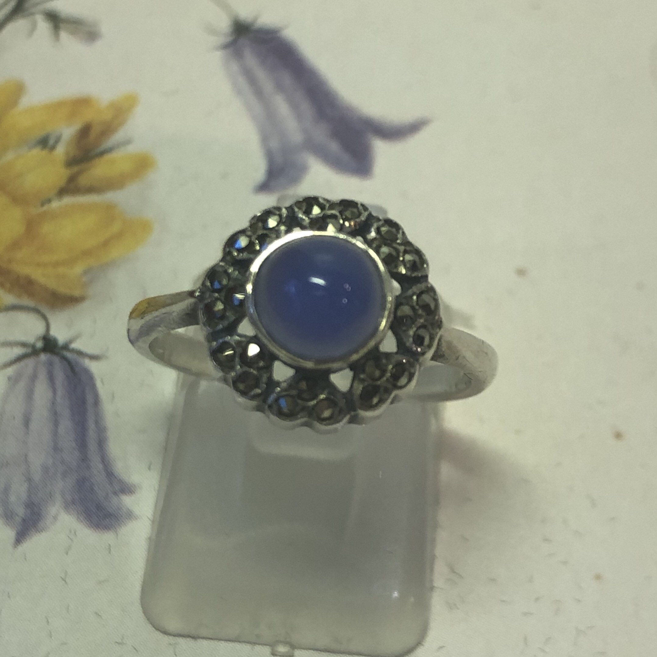 ヴィンテージMarcasite ring Vintage Marcasite X Ring – Stacey Fay Designs