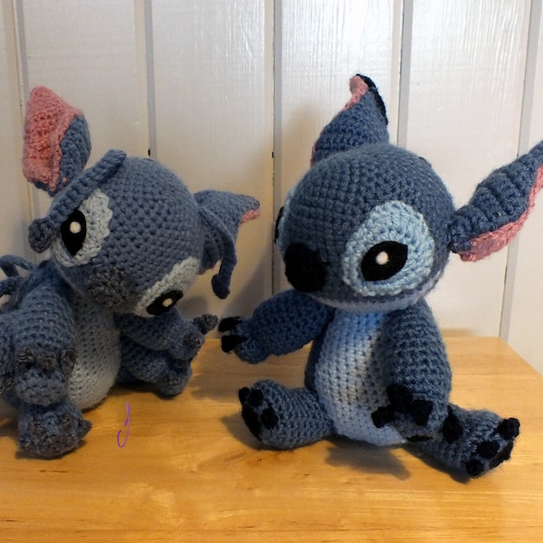 Crochet Creature inspired by Lilo & Stitch! (Pattern only)