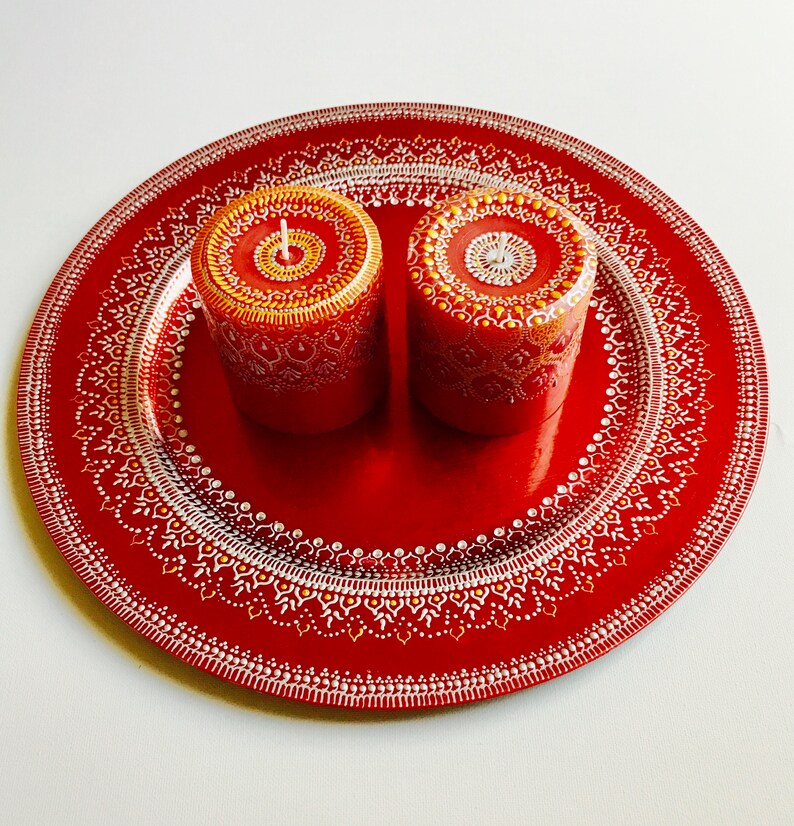 Indian Henna Candle Set/ Indian Wedding Decordiwali Etsy Canada