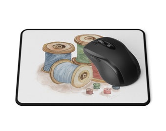 Copy of Antique Thread Spools Non-Slip Mouse Pads