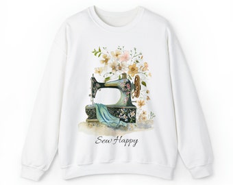 Sew Happy - Sewing Inspiration  - Unisex Heavy Blend™ Crewneck Sweatshirt