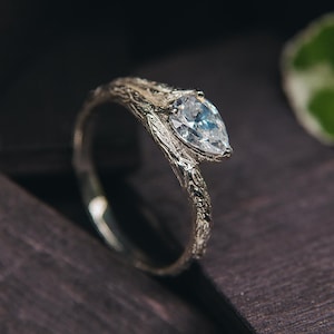 Majestic Blue Zircon Ring By Plante Jewelers