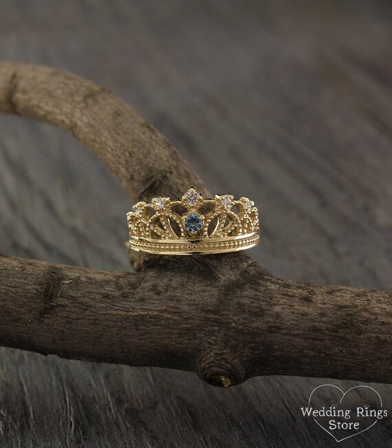 ENGAGEMENT TAILLE PRINCESSE JAUNE TOPAZE Argent 925 rempli cadeau de mariage fille Anneaux