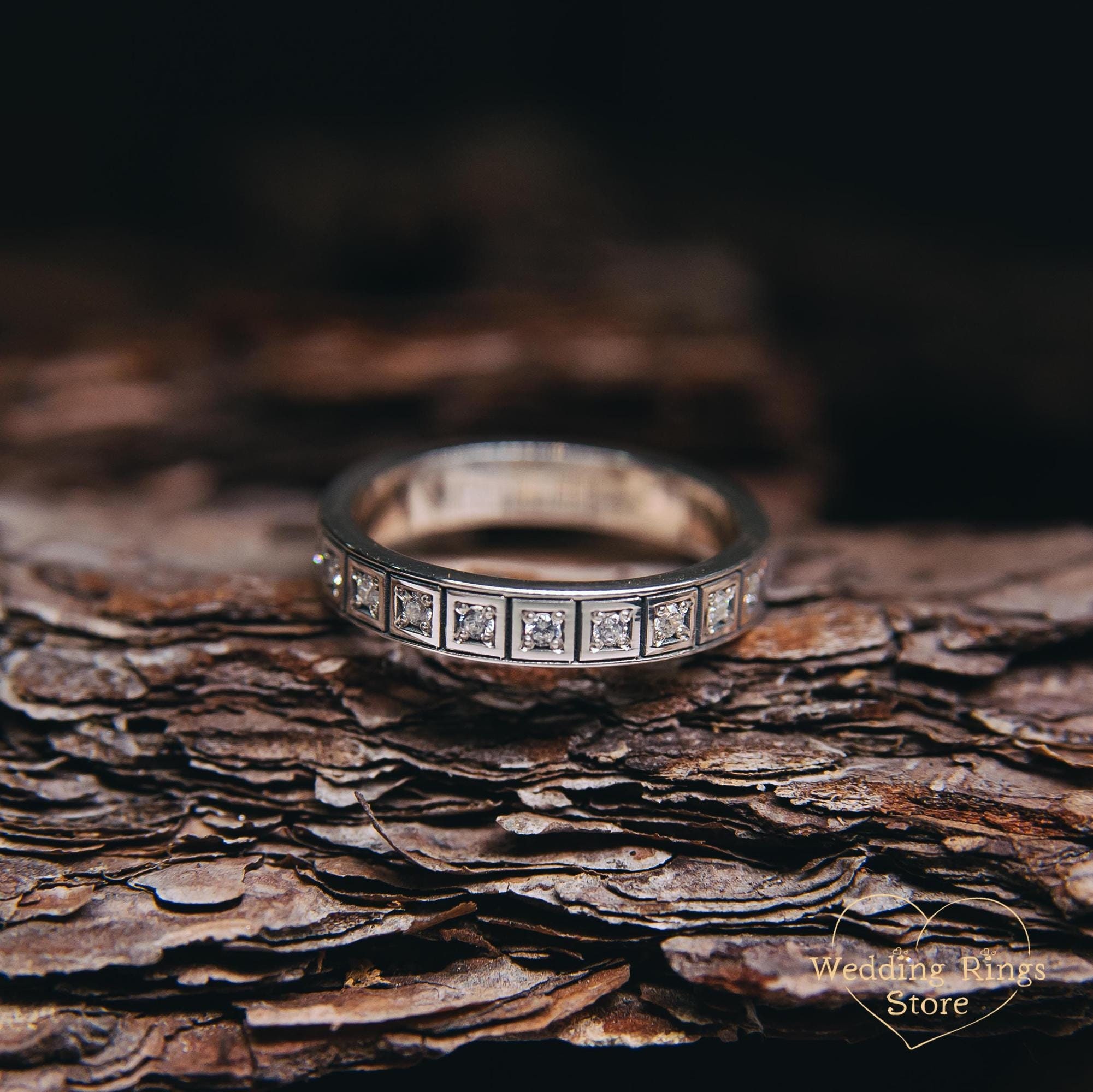 Wedding ring store etsy discount