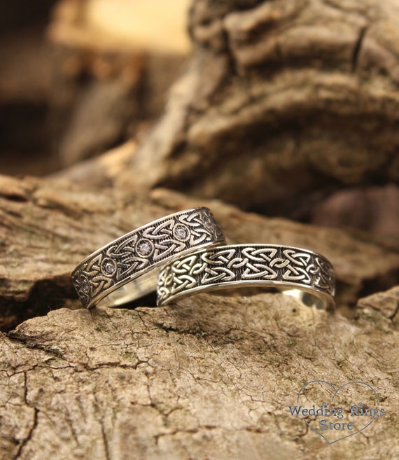 Thistle and Shamrock Ring - My Personal Jewellery