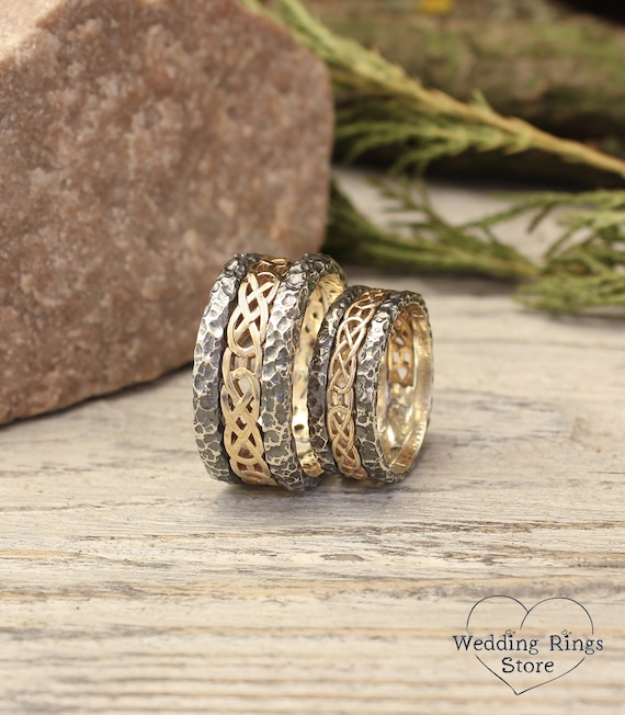 ## 8. Gold Bands with Mixed Metals