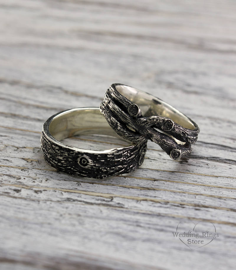 Tree wedding ring deals