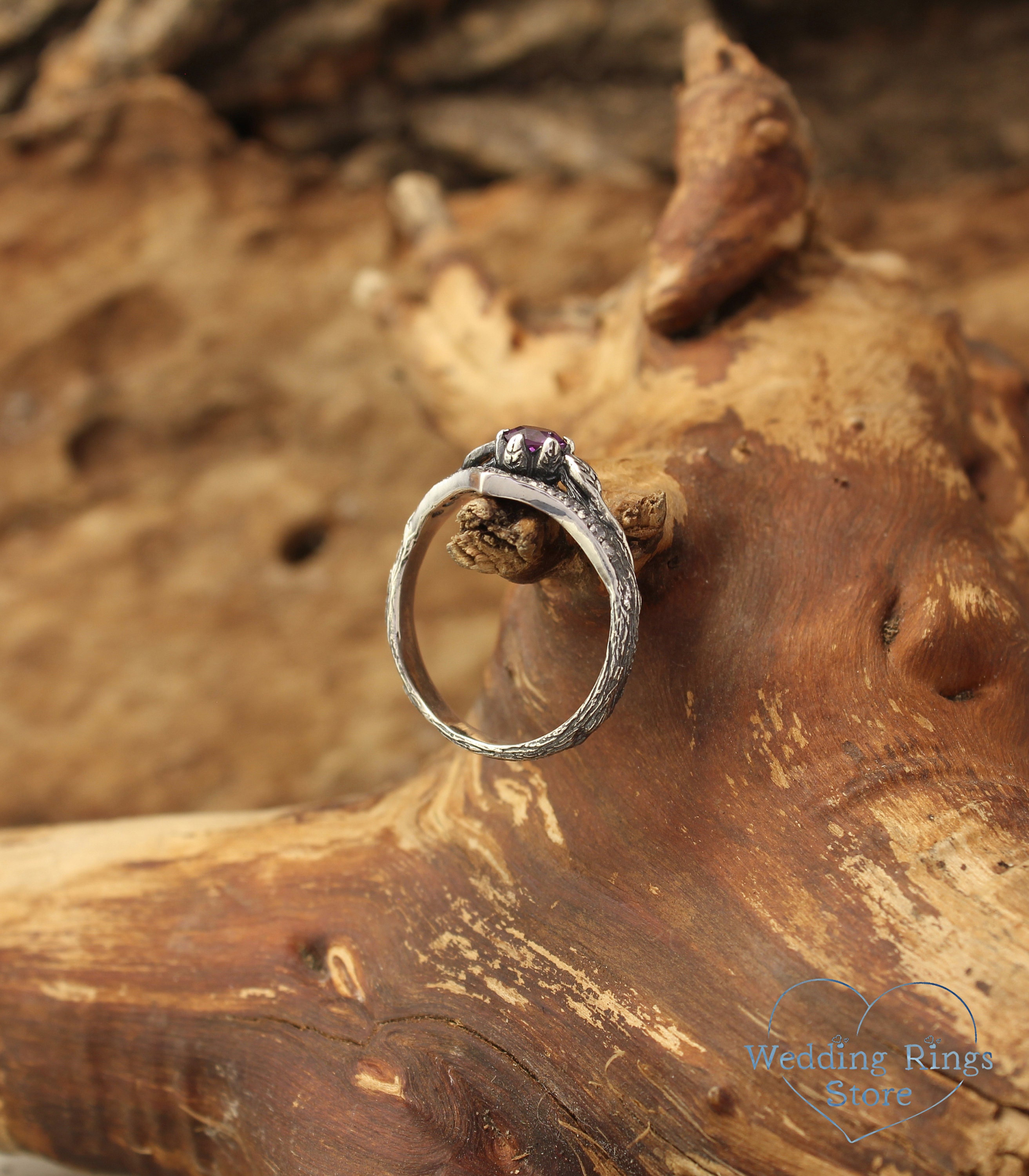 GENUINE BRAZILIAN AMETHYST .925 STERLING SILVER ANTIQUE STYLE RING SIZE 5 #195 GENUINE BRAZILIAN AMETHYST .925 STERLING SILVER ANTIQUE STYLE RING SIZE 5 #195