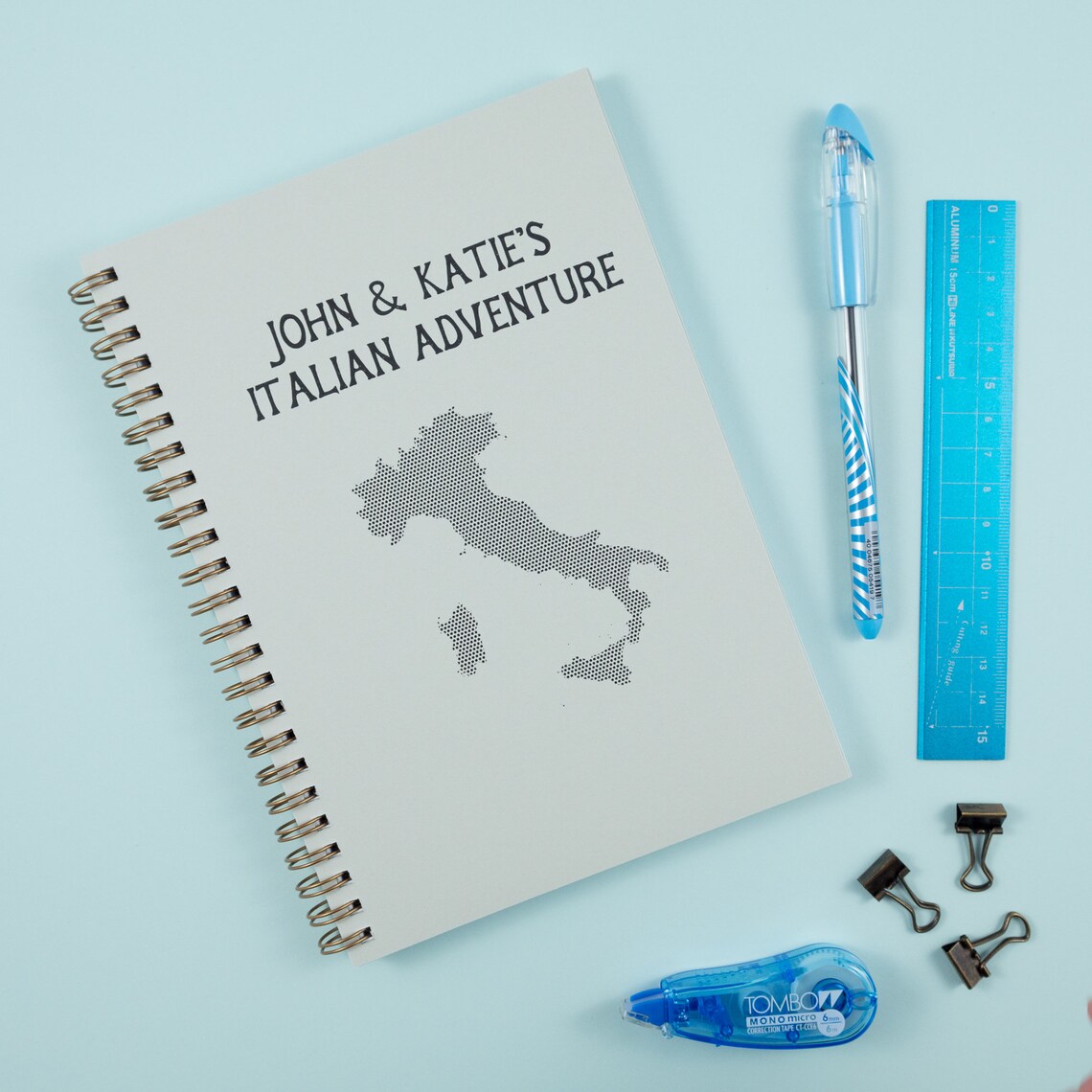 Personalised Italy Travel Journal. Write down holiday memories Etsy