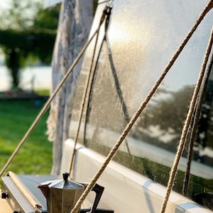 VW Bus van outdoor table outdoor kitchen camping vanlife van rope hanging outdoor table camping table cooking table hanging table hanging shelf Defender