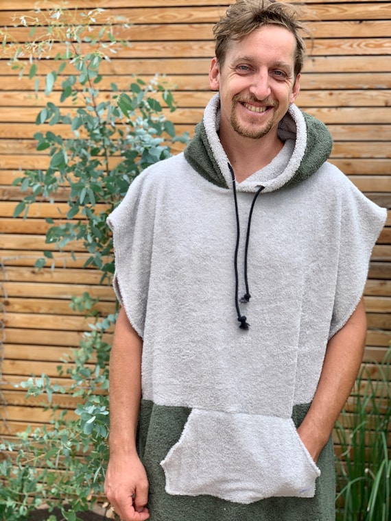 Hoody Towel - Hooded Surf Poncho for Men