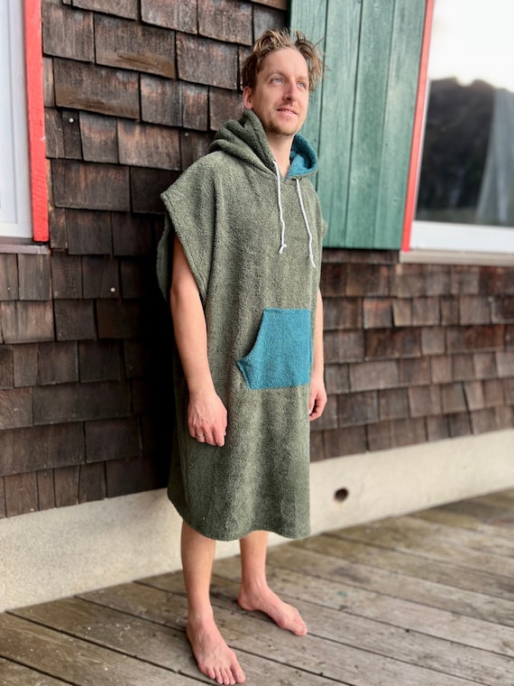 Surf Poncho Poncho Surf Terry Towel Hoodie Surf Cape Bath Poncho