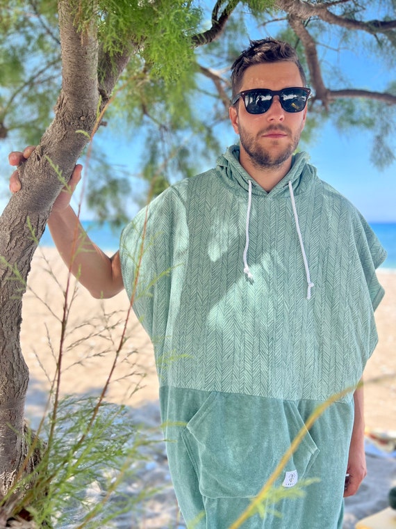 Surfponcho Poncho Surf Terry Towel Hoodie Surfcape Cape Bathing Poncho 