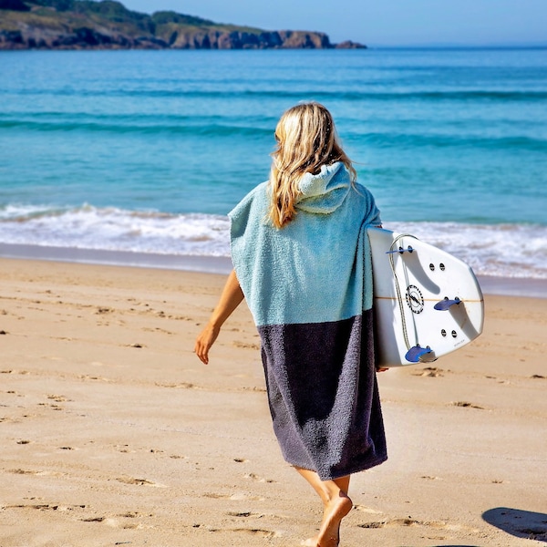 Surf poncho poncho surf terry towel hoodie surf cape bathing poncho