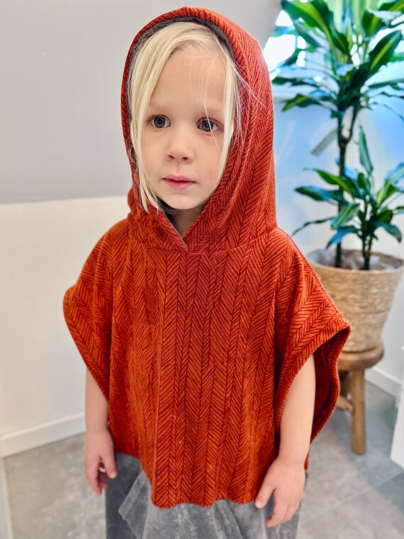 Children s Poncho Surf Poncho Poncho Surf Terry Towel Hoodie Surf Cape Bathrobe Bath Poncho Etsy Ireland