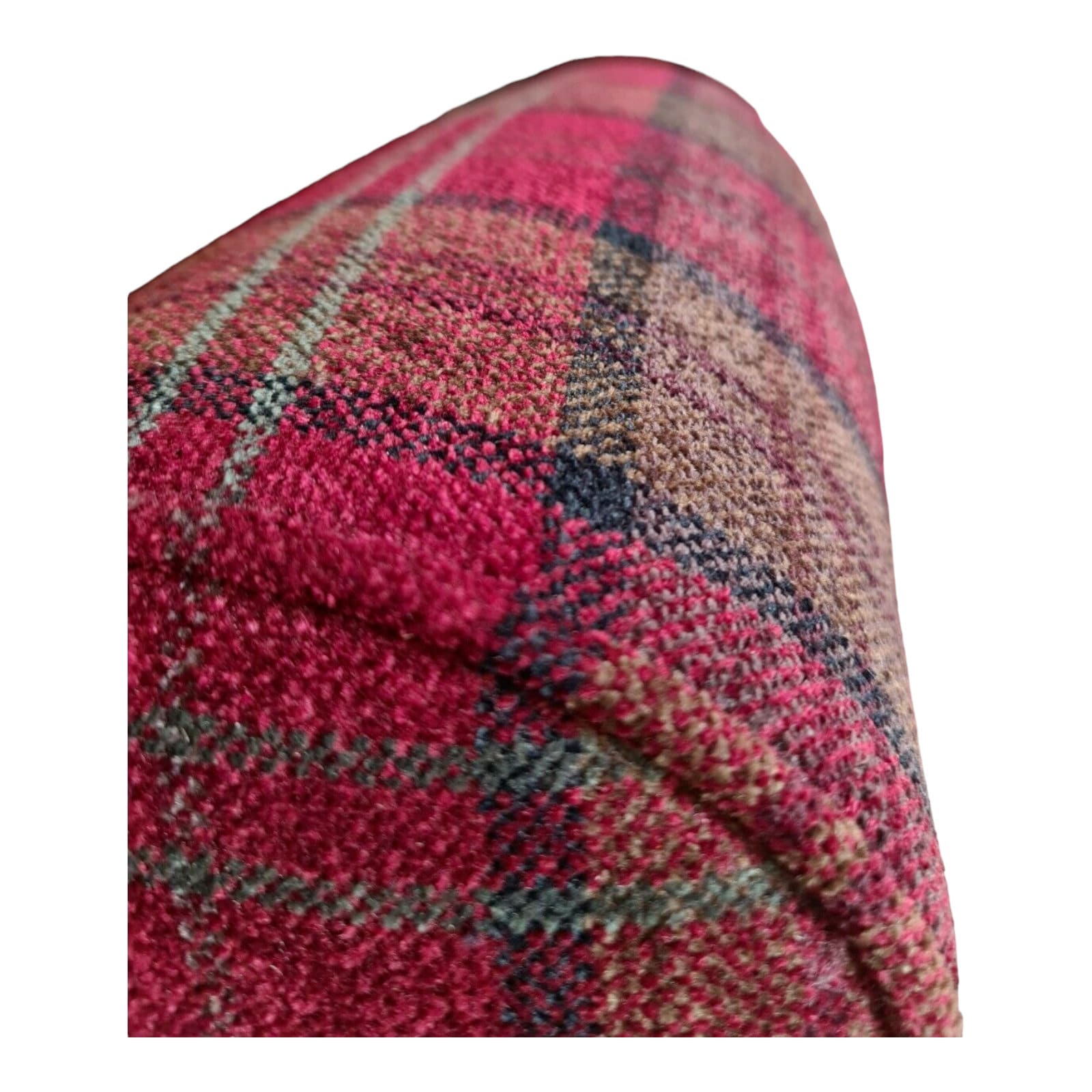 Red tartan wingback chair discount