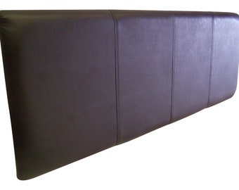 Faux Leather Headboard with top Stitch detail Panels - 3 colours - All Bed sizes
