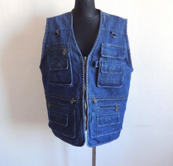 Moda Hombre Informal Chaleco Mezclilla Hombre - Chaleco Vaquero Sin Mangas Algodón Chaleco Algodón Botones Moda Hombre Informal Chaleco Mezclilla Hombre - Chaleco Vaquero Sin Mangas Algodón Chaleco Algodón Botones