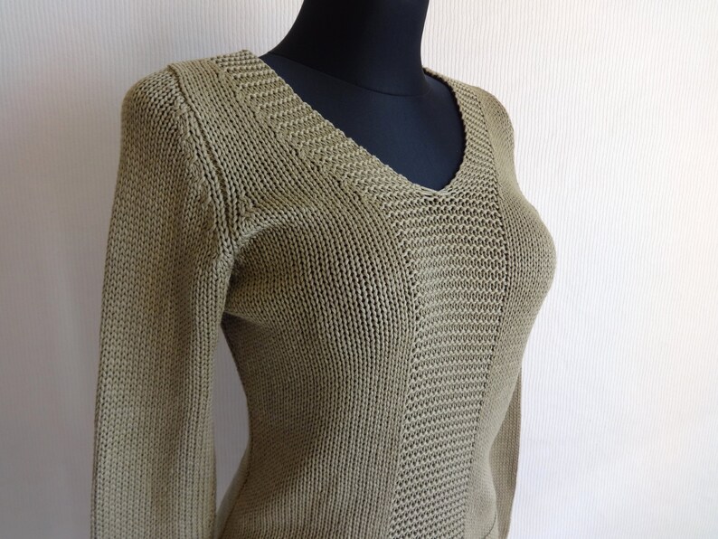 Marimekko Knitted Brown V Neck Sweater Women's Marimekko | Etsy