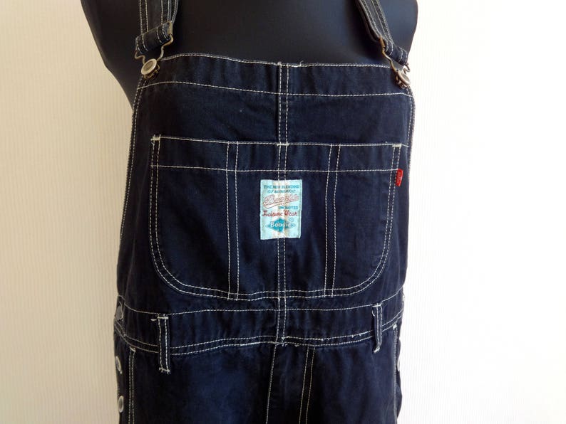vintage black overalls