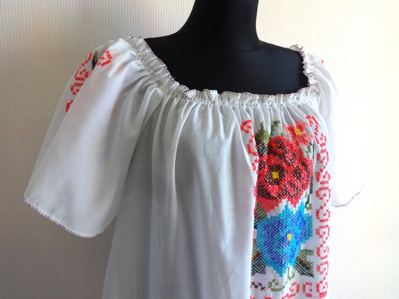 Vintage Ukrainian Russian Style Cross Stitch Embro