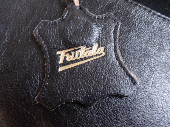 Vintage Finnish Genuine Leather Clutch Bag Envelo… - image 3