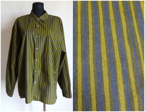 Marimekko Men's Jokapoika Shirt Mustard color & Gr