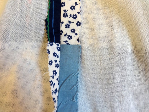 Patchwork Handmade Skirt Cotton Skirt Vintage Mid… - image 4