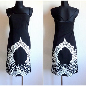 Marimekko zwart -witte abstracte Print Strappy jurk formele kleding zomer vrouwen kleding kant rits sluiting Katoenmengsel gemaakt in Finland